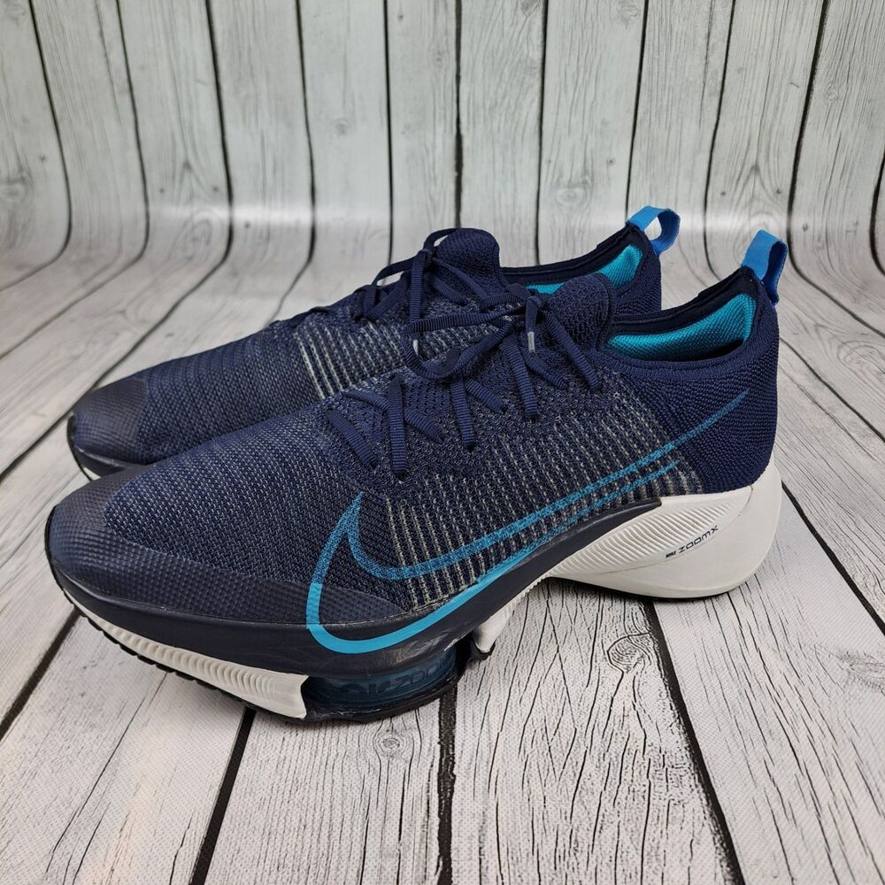 Nike Air Zoom Tempo Next% Flyknit Shoes Mens 13 Blue CI9923-401